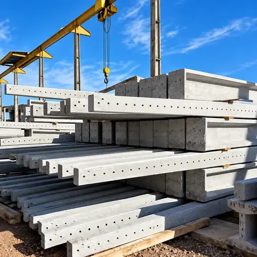Postes de concreto em Quebrangulo